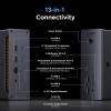 imageUGREEN Revodok Max Thunderbolt 5 Dock 13in1 120Gbps 8K amp Dual 6K60Hz 140W Charging Bundle with USB C to HDMI Cable 4K60Hz 66FT Thunderbolt 43 to HDMI for Home Office