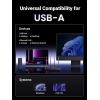 imageUGREEN USB to Ethernet Adapter 1000Mbps Ethernet Adapter with USB 30 Bundle with UGREEN 25Gb USB to Ethernet Adapter Ethernet to USB Adapter for Laptop Aluminum