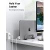 imageUGREEN Vertical Laptop Stand Holder for Desk Bundle Gray and Silver