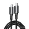imageUGREEN 100W USB C to USB C Cable 5A PD30 Type C Cable Nylon Braided Compatible with MacBook Pro 2022 iPad Pro 2022 Samsung Galaxy S2322Z Fold Google Pixel PS5 Switch etc 66FTB0B27G1BZ9