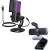 imageUGREEN 2K Webcam for PC Bundle with Gaming Microphone for PC 24bit96kHz