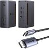 imageUGREEN Revodok Max Thunderbolt 5 Dock 13in1 120Gbps 8K amp Dual 6K60Hz Display 140W Charging Bundle with USB C to HDMI Cable 4K60Hz 66FT Thunderbolt 43 to HDMI for Home Office