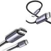 imageUGREEN USB C to DisplayPort 21 Cable 16K30Hz 8K120Hz 40Gbps Thunderbolt 43 to DisplayPort Cord Bundle with Green USB C to DisplayPort 14 Cable Bidirectional