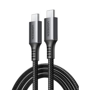 imageUGREEN 100W USB C to USB C Cable 5A PD30 Type C Cable Nylon Braided Compatible with MacBook Pro 2022 iPad Pro 2022 Samsung Galaxy S2322Z Fold Google Pixel PS5 Switch etc 66FTB0B27G1BZ9