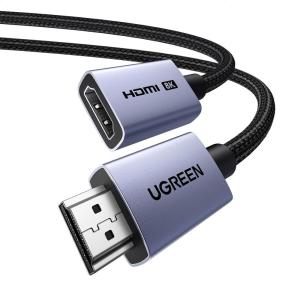 imageUGREEN 33FT HDMI Extender 8K60Hz HDMI 21 Extension Cable Male to Female Adapter Cord 4K240Hz HighSpeed 48Gbps Compatible with Switch 2Xbox Series XRoku StickBluray Laptop PC TV66FT
