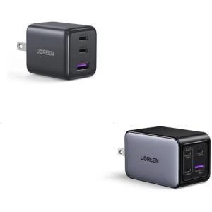 imageUGREEN 65W amp 30W USBC GaN Charger Bundle DualPack Fast Charging Solution for Laptop Phone amp Tablet Compact Travel Charger
