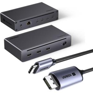 imageUGREEN 8in1 Thunderbolt 4 Dock Bundle with UGREEN USB C to DisplayPort 14 Cable