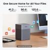 imageUGREEN NAS DH4300 Plus 4Bay Desktop NAS Diskless Bundle with Cat 8 Ethernet Cable 6FT High Speed Braided 40Gbps 2000Mhz Network Cord