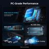imageUGREEN NAS DXP4800 Pro 4Bay Desktop NAS Intel Core i31315U 6Core CPU 8GB DDR5 RAM Builtin 128G SSD 1x 10GbE 1x 25GbE 2X M2 NVMe Slots 4K HDMI Network Attached Storage DisklessDXP4800 Pro 4Bay Diskless