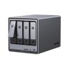 imageUGREEN NAS DXP4800 Pro 4Bay Desktop NAS Intel Core i31315U 6Core CPU 8GB DDR5 RAM Builtin 128G SSD 1x 10GbE 1x 25GbE 2X M2 NVMe Slots 4K HDMI Network Attached Storage DisklessDXP4800 Pro 4Bay Diskless