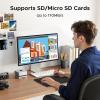 imageUGREEN Mac mini M4 Dock amp Stand with NVMe SSD Enclosure 3 USB A 10Gbps USB C Data Port SD Card Reader for Mac mini M4 M4 Pro