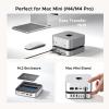imageUGREEN Mac mini M4 Dock amp Stand with NVMe SSD Enclosure 3 USB A 10Gbps USB C Data Port SD Card Reader for Mac mini M4 M4 Pro