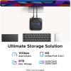 imageUGREEN Mac mini M4 Dock amp Stand with NVMe SSD Enclosure 3 USB A 10Gbps USB C Data Port SD Card Reader for Mac mini M4 M4 Pro