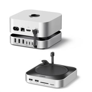 imageUGREEN Mac mini M4 Dock amp Stand with NVMe SSD Enclosure 3 USB A 10Gbps USB C Data Port SD Card Reader for Mac mini M4 M4 Pro