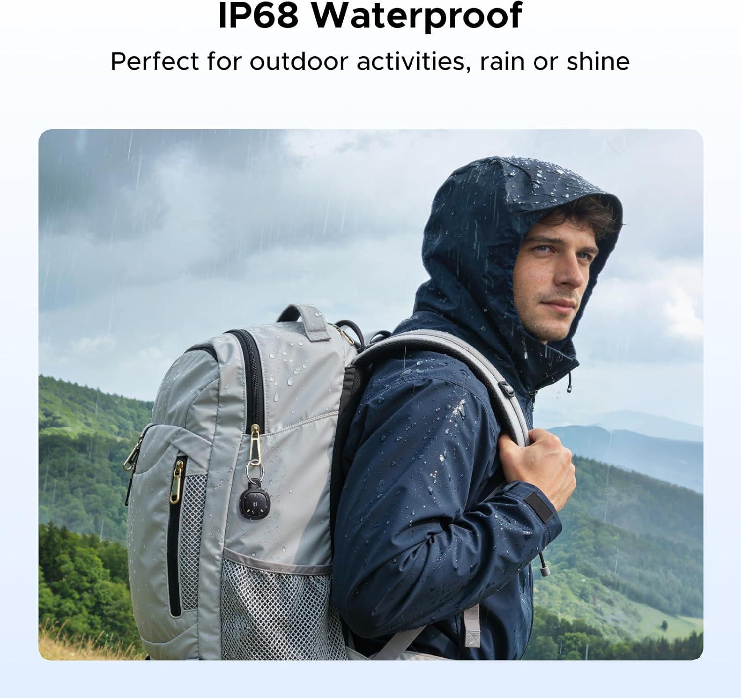 imageUGREEN FineTrack Mini2 Air Tracker Tags iOS Only 4 PackBluetooth Tracker Compatible with Apple Find My57 Year Battery Life Item Finder Smart Tag for KeysLuggage