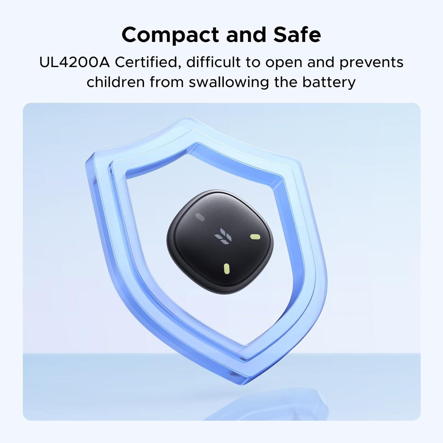 imageUGREEN FineTrack Mini2 Air Tracker Tags iOS Only 4 PackBluetooth Tracker Compatible with Apple Find My57 Year Battery Life Item Finder Smart Tag for KeysLuggage