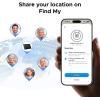 imageUGREEN FineTrack Slim Wallet Tracker Card iOS Only Bluetooth Air Tracker Tags Compatible with Apple Find My Smart Tags for WalletLuggage 7 Years Staying Power Apple MFi Certified