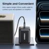 imageUGREEN Bluetooth 60 LDAC Audio Adapter for TV Home Speakers HighResolution Wireless Audio Bluetooth Receiver Add Bluetooth Wireless to AUXRCA Stereo Systems Plug amp Play and Dual Device Pairing