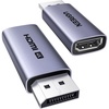 image:imageUGREEN 2 Pack Active 4K60Hz DisplayPort to HDMI Adapter Unidirectional DP 12 PC to HDMI 20 Display Male to Female HDCP 22 Video UHD Converter with 2K144Hz 1080P165Hz Compatible with AMD NVIDIA