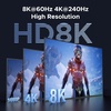 image:imageUGREEN 8K60Hz HDMI Displayport KVM Switch 3 Monitors 2 Computers Aluminum 4K240Hz with 4 USB 30 Ports for 2 Computers Share Triple Monitors with 4 DP2 HDMI2 USB CablesPower AdapterController