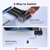 image:imageUGREEN 8K60Hz HDMI Displayport KVM Switch 3 Monitors 2 Computers Aluminum 4K240Hz with 4 USB 30 Ports for 2 Computers Share Triple Monitors with 4 DP2 HDMI2 USB CablesPower AdapterController