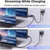 image:imageUGREEN USB C to HDMI Cable with 140W PD Fast Charging Adapter 8K60Hz 4K240Hz 2in1 Thunderbolt Unidirectional Type C to HDMI Compatible with iPhone SteamDeck MacBook iPad Galaxy S26 XPS 66FT