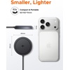 image:imageUGREEN 15W Fast Wireless Charging Pad Qi2 Certified Magnetic Wireless Charger MagSafe Compatible for iPhone 171615141312 Series Strong Magnetic Alignment 5FT USBC Cable 1 Pack No Adapter