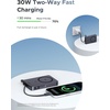 image:imageUGREEN MagFlow 10000mAh Power Bank Qi2 25W Certified Wireless Charging Magnetic Portable Charger for MagSafe with Builtin Cable 30W USBC Battery Pack for iPhone 17 Pro Max1615141312 GreyGrey