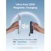image:imageUGREEN MagFlow 10000mAh Power Bank Qi2 25W Certified Wireless Charging Magnetic Portable Charger for MagSafe with Builtin Cable 30W USBC Battery Pack for iPhone 17 Pro Max1615141312 GreyGrey