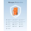 image:imageUGREEN MagFlow 10000mAh Power Bank Qi2 25W Certified Wireless Charging Magnetic Portable Charger for MagSafe with Builtin Cable 30W USBC Battery Pack for iPhone 17 Pro Max1615141312 GreyOrange