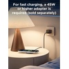 image:imageUGREEN Wireless Charger Qi22 Qi2 Certified 25W Fast MagSafeCompatible Wireless Charging Pad 5ft Magnetic Charger for iPhone 171615141312 Galaxy S2625 Pixel 10 Black