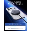 image:imageUGREEN Wireless Charger Qi22 Qi2 Certified 25W Fast MagSafeCompatible Wireless Charging Pad 5ft Magnetic Charger for iPhone 171615141312 Galaxy S2625 Pixel 10 Black