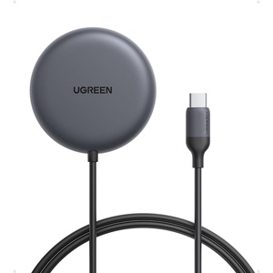 image:imageUGREEN Wireless Charger Qi22 Qi2 Certified 25W Fast MagSafeCompatible Wireless Charging Pad 5ft Magnetic Charger for iPhone 171615141312 Galaxy S2625 Pixel 10 Black