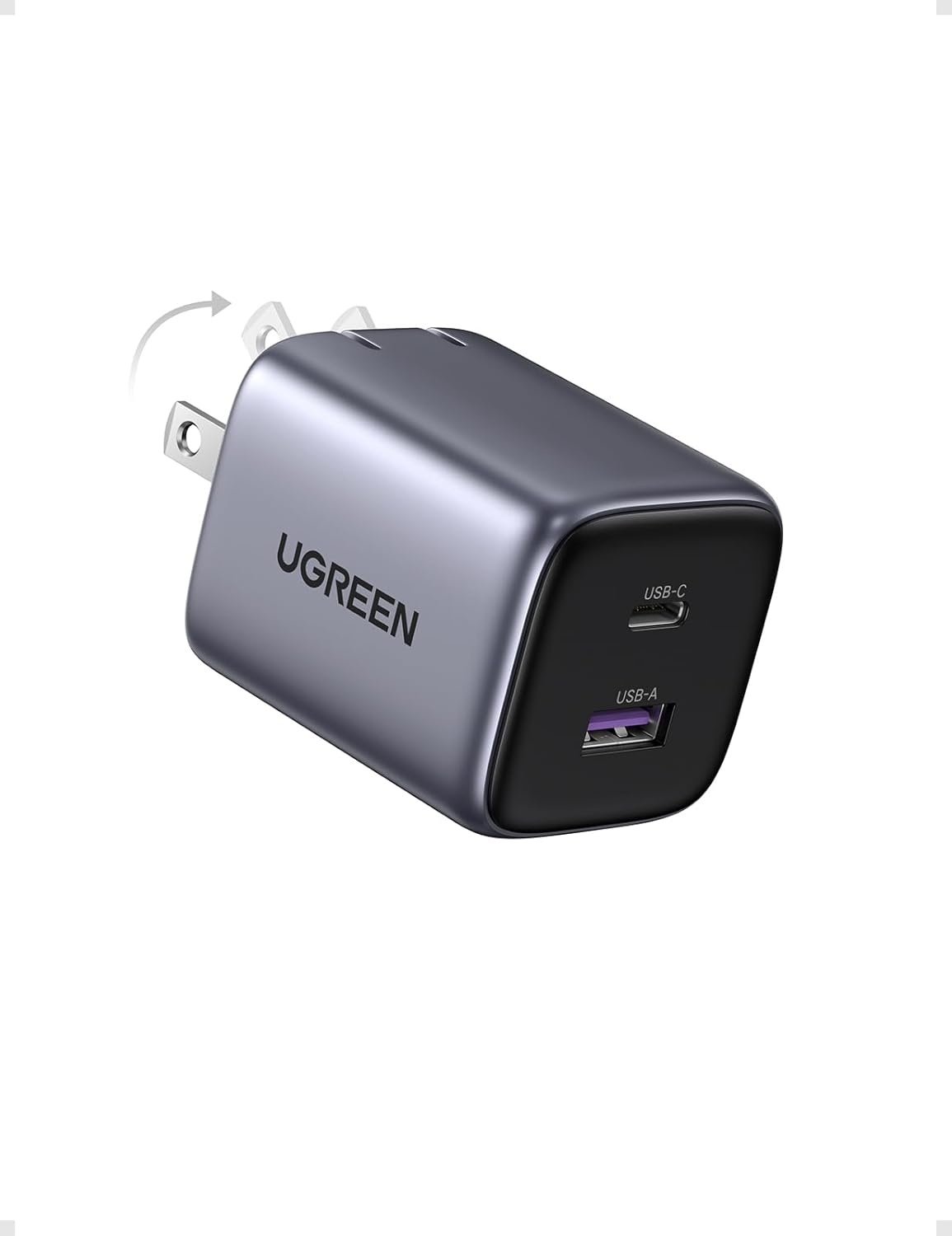 image:imageUGREEN 35W USB C Charger Bundle with USB C to USB C Cable 33FT 60W 2Pack USB C Cable Nylon Braided Type C Cord for iPhone 15 Galaxy S24S23S22 Pixel 87 MacBook AirPro Dell XPS iPad Pro