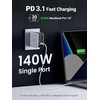 image:imageUGREEN 140W USB C Charger amp 240W 66FT USB C to USB C Cable