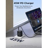 image:imageUGREEN 5Port 45W USB C Charger Block PDPPSQC 45 Watt Fast Charging GaN Charger with 4 USB C Port for iPhone 171615 Galaxy S26S25S24S23 Pixel 1098 iPad MacBook NeoAir and More