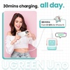 image:imageUGREEN Charger Bundle Uno 30W Compact Nexode Robot GaN USB C Fast Charger Block Pink Blue  Black Compatible with iPhone 161514 Galaxy S25S24S23 Pixel 987 MacBook Air iPad Pro