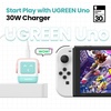 image:imageUGREEN Charger Bundle Uno 30W Compact Nexode Robot GaN USB C Fast Charger Block Pink Blue  Black Compatible with iPhone 161514 Galaxy S25S24S23 Pixel 987 MacBook Air iPad Pro