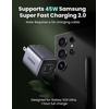 image:imageUGREEN GaN Charger Bundle 35W 2Port USBCA  45W 2Port USBC Foldable Fast Charging for iPhone 16 Galaxy S25 MacBook Steam Deck amp More