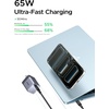 image:imageUGREEN Nexode Air 65W GaN USBC Charger Bundle Foldable Mini Fast Charger with Cable Grey amp Honkai Star Rail Edition Cyan for MacBook Air iPhone 1716 Galaxy S26S25 iPad