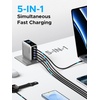 image:imageUGREEN Nexode Pro 100W GaN USB C Charger 5Port Fast TypeC Wall Charger Block with Smart Display Compatible with MacBook ProAir iPhone 1716 Series Galaxy iPad Pro Steam Deck