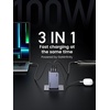 image:imageUGREEN Nexode Pro 100W USB C Charger Bundle with 240W 6Ft USB C to USB C Cable for iPhone 15 Pro Max Samsung Galaxy S24S23 MacBook ProAir iPad ProAirMini Dell XPS