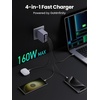 image:imageUGREEN Nexode Pro 160W USB C Charger Bundle with USB C Cable 100W 33ft Compatible with iPhone 1515 Pro15 Pro Max MacBook ProAir Galaxy S24S23 iPad ProAir Pixel 8