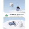 image:imageUGREEN Nexode Pro Power Bank 10000mAh 45W Compact Portable Charger Builtin USBC Cable PD Super Fast Charging Battery Pack with Digital Display for iPhone 1716 Pro Max AirGalaxy S26 Ultra GreyBlue