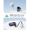 image:imageUGREEN Nexode Pro Power Bank 10000mAh 45W Compact Portable Charger Builtin USBC Cable PD Super Fast Charging Battery Pack with Digital Display for iPhone 1716 Pro Max AirGalaxy S26 Ultra GreyGrey