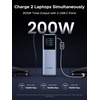 image:imageUGREEN Nexode Pro Power Bank 25000mAh 200W Laptop Portable Charger Builtin Retractable Cables TFT Smart Display PD 31 Fast Charging for MacBook ProAiriPhone 1716Samsung S26DellHP and More