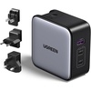 image:imageUGREEN Travel Essentials Bundle 65W GaN Charger with USUKEU Plugs  DXP4800 Device Compact FastCharging amp Portable Gear for Global Trips Compatible with Laptops Phones Consoles