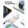 image:imageUGREEN USB C Charger Bundle 30W Single USBC Black  30W Single White Fast Charger Combo Compatible with iPhone 16151413 Galaxy S25S24 iPad MacBook Air Pixel