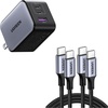 image:imageUGREEN 65W USB C Charger Bundle with 100W 2Pack 3FT USB C Charger Cable or iPhone 1515 Plus15 Pro15 Pro Max MacBook Pro iPad Pro Dell XPS Samsung Galaxy S24S23S22 Ultra