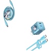 image:imageUGREEN Nexode 100W Retractable Cable and Air 65W Charger Honkai Star Rail Edition Bundle Cyan GaN USB C Charger Set for iPhone 1716 MacBook ProAir Galaxy S26S25 iPad Pixel Switch AirPods